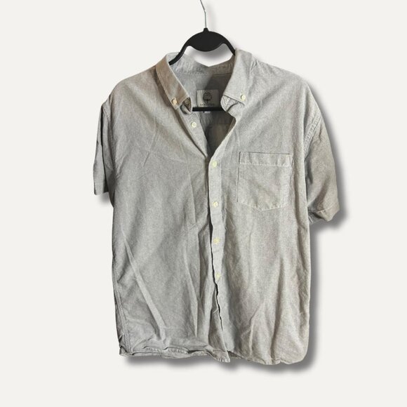 Mocoto Other - Mocoto Gray Short Sleeve Button-Up Shirt – Men’s Size L